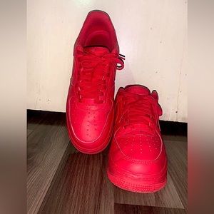 New Air forces 1s size 9 reds